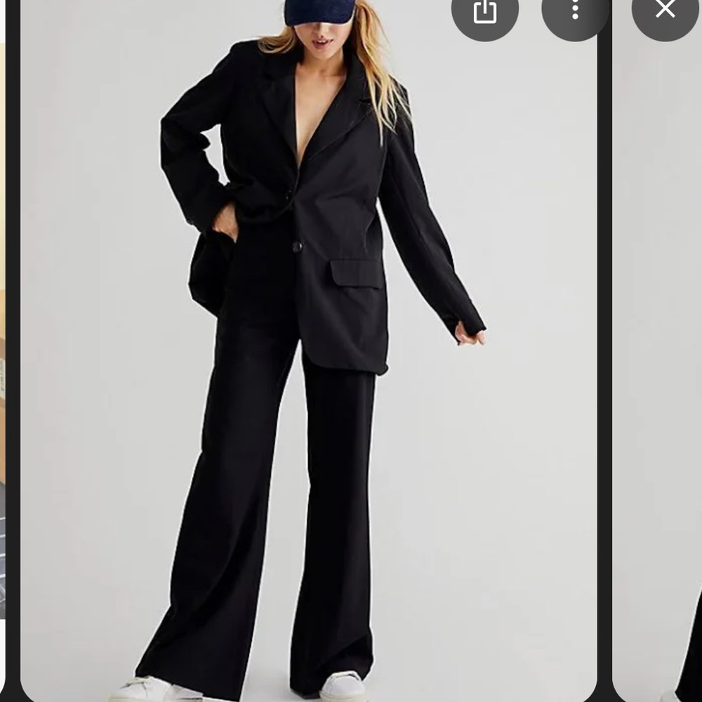 Free People Black Isabella Pants